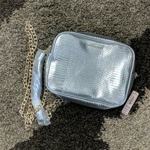 NWT VS Metallic Snakeskin Purse